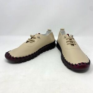 OY Casual Loafers Mens 42 Beige Driving Moccasins Comfort Slip On Gorpcore